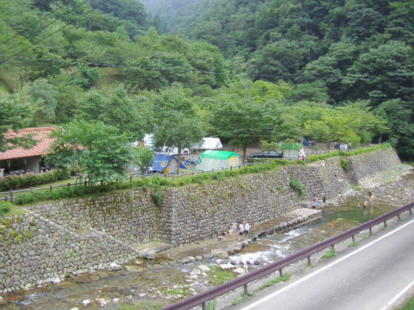 みと自然の森 ログハウス 川遊び