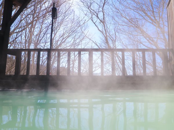 猪苗代沼尻温泉 沼尻高原ロッジ 露天風呂