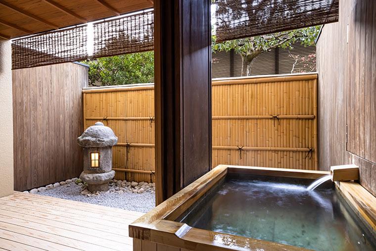 翠嵐 ラグジュアリーコレクションホテル 京都 嵐山 露天風呂
