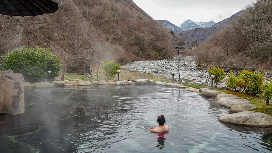 岐阜県 奥飛騨温泉郷 露天風呂