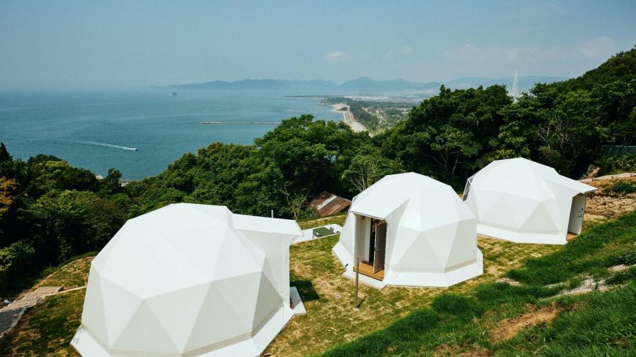 Dot Glamping 赤穂 ドームテント プライベートサウナ