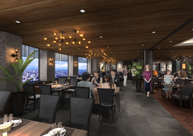 ANAクラウンプラザホテルグランコート名古屋 レストラン 眺望