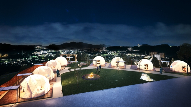 GLAMP DOME 神戸天空 夜景