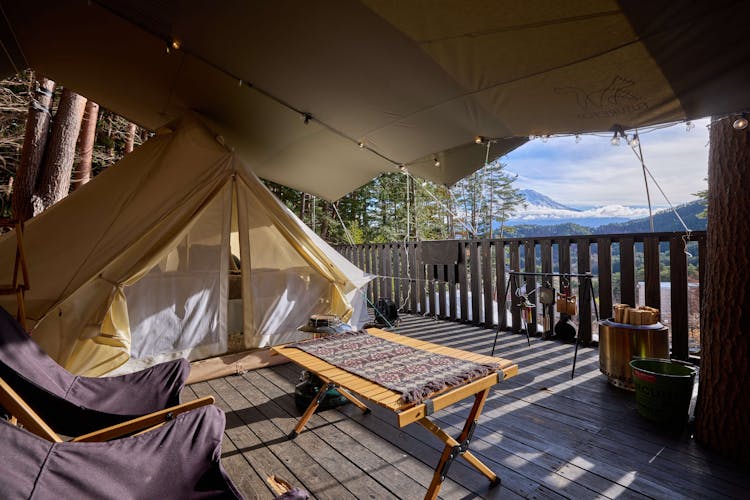 TOCORO. Mt.Fuji CAMP&GLAMPING ドームテント ジェットバス