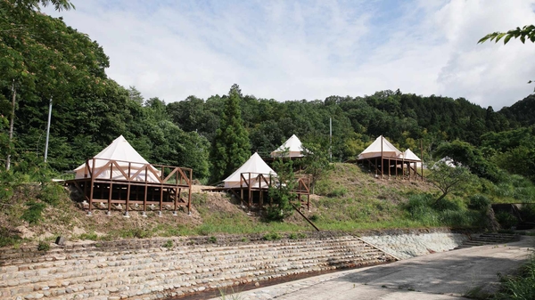 温楽ノ森 豊岡 温泉 グランピング