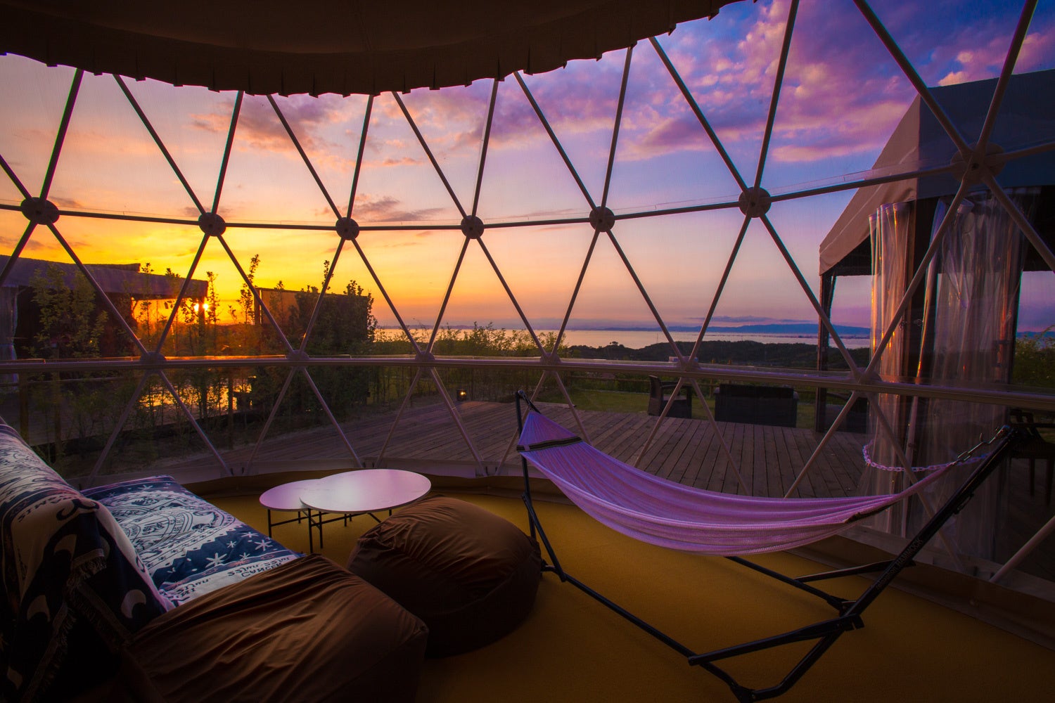SKY DOME 阪南 夜景
