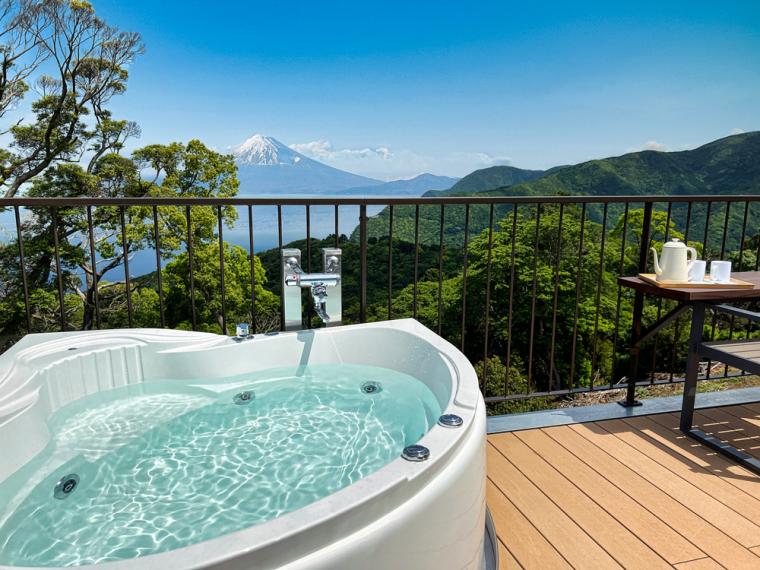 天空テラス 沼津 富士山 露天風呂