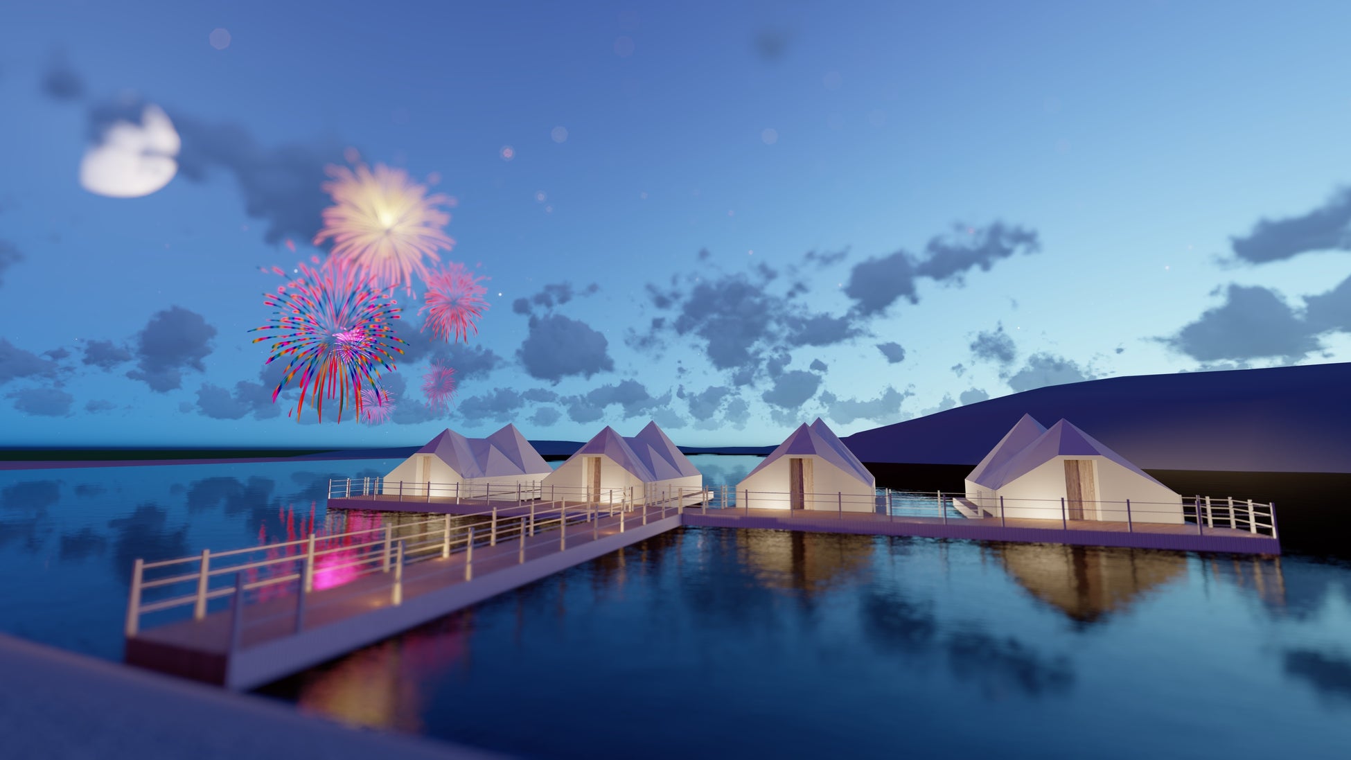 グランピング 湖畔