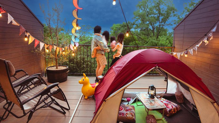 東海 子連れ グランピング 家族
