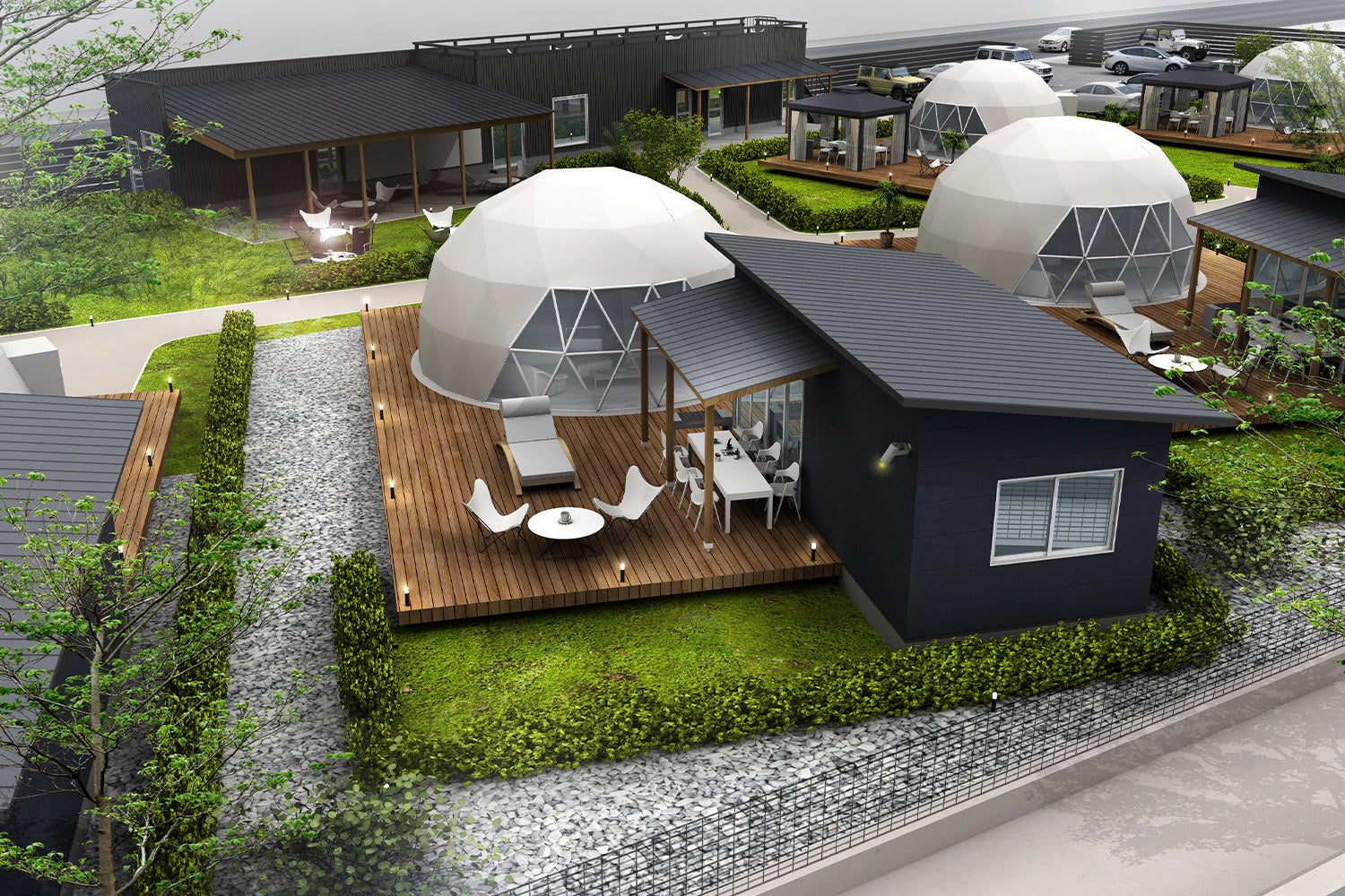 Glamp Dome SHIMONOSEKI 関門海峡 ドームテント