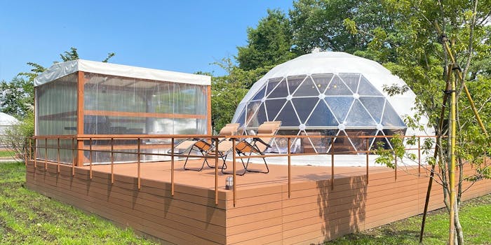 ブリリアントヴィレッジ日光 ドームテント