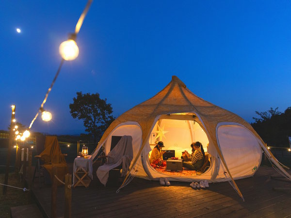 くじゅう花公園 キャンピングリゾート 花と星