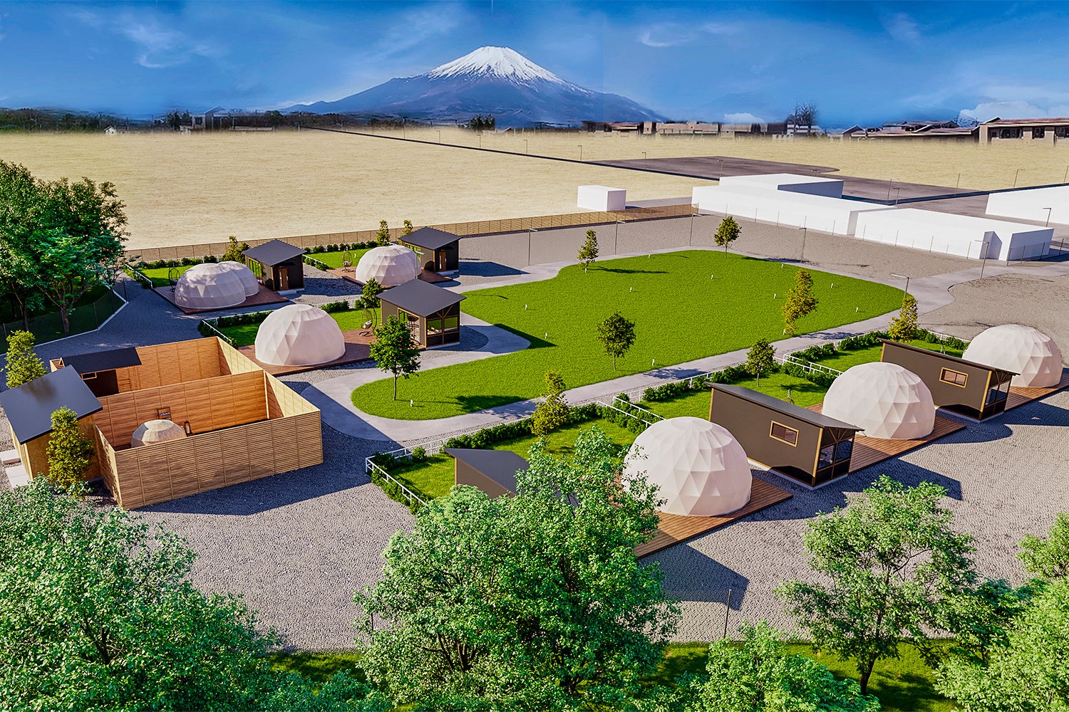 グランピングヴィレッジTOTONOI富士山中湖 イグルーサウナ