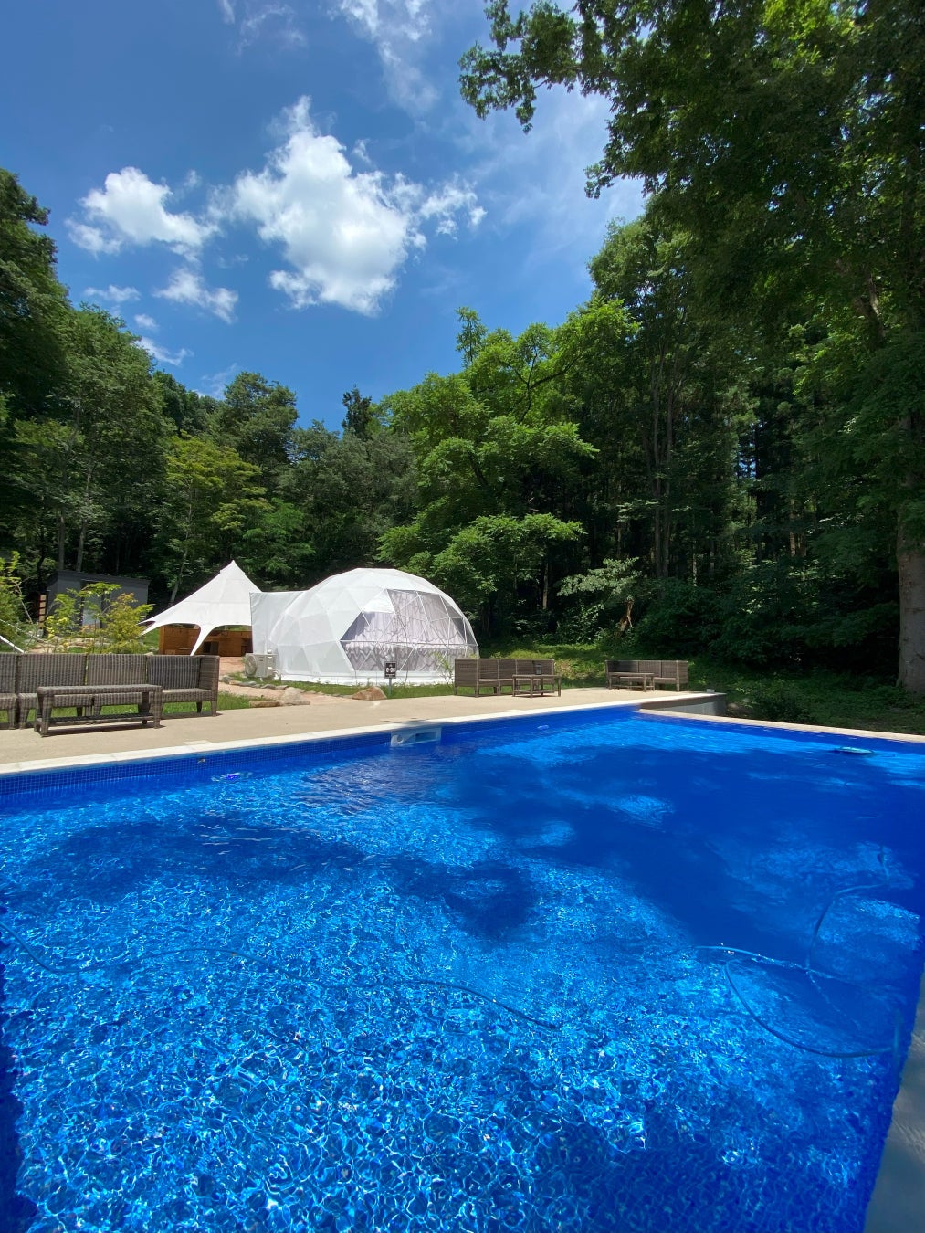 THE FIVE RIVERS FINE GLAMPING 群馬白沢 プール