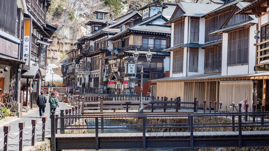 銀山温泉 街並み