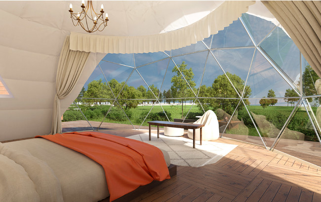 グランピングヴィレッジ滋賀今津浜 ドームテント