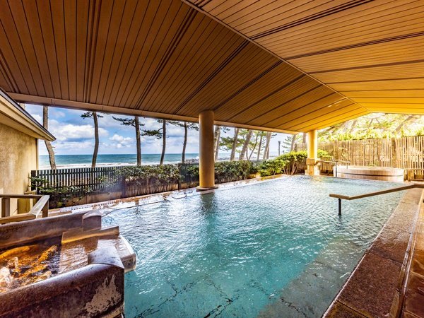 華水亭 露天風呂 日本海