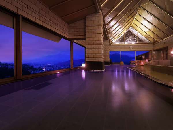 日本の宿 古窯 展望大浴場