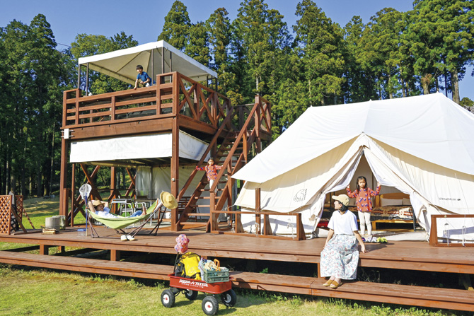 関東 子連れ グランピング 家族