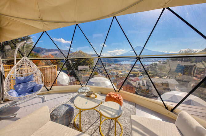 山梨 グランピング 富士山