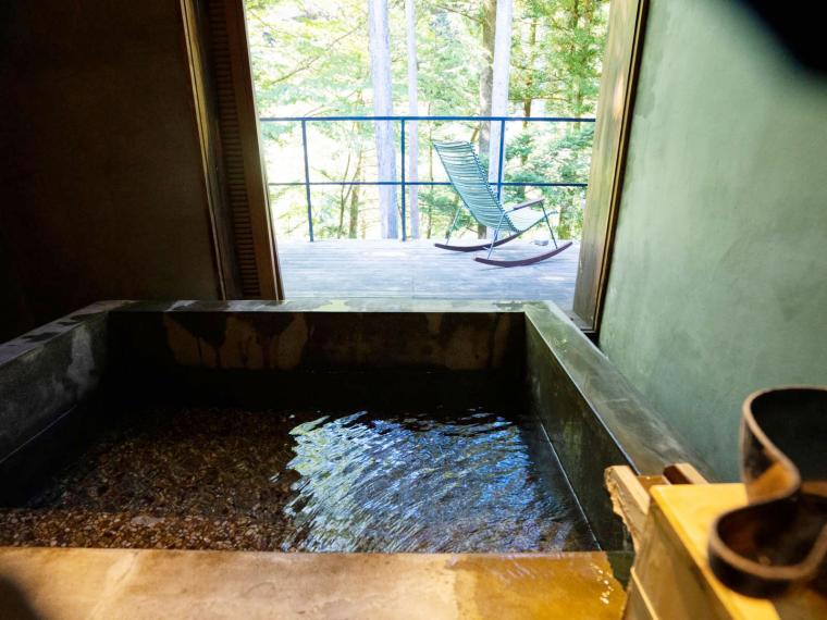 温泉グランピング シマブルー 露天風呂