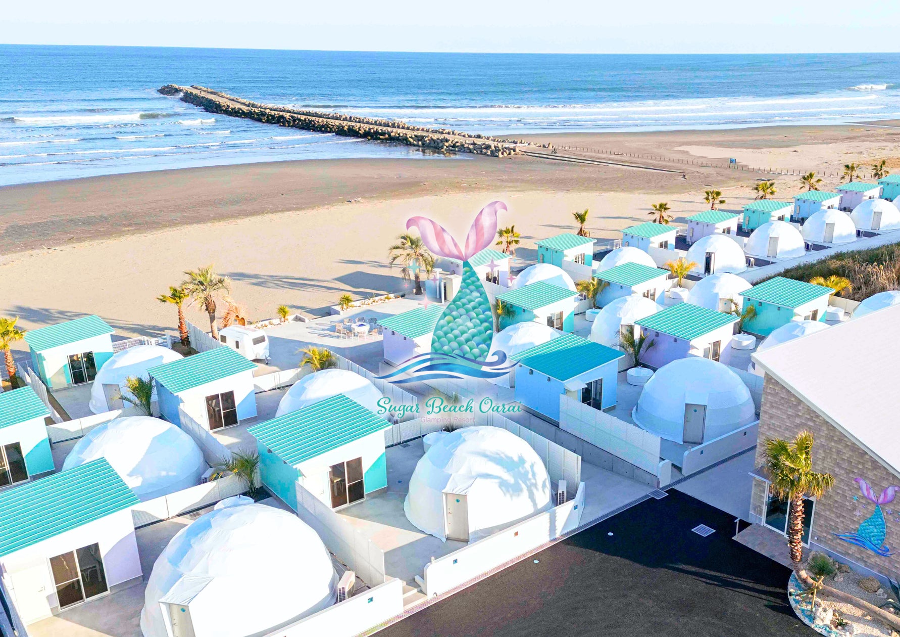 Sugar Beach Oarai ビーチ