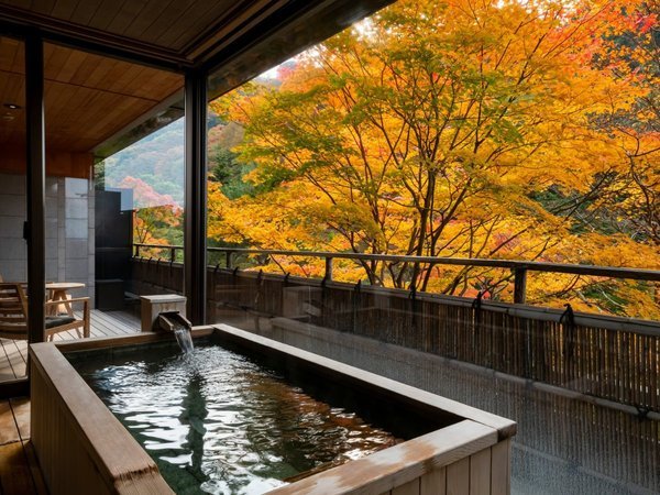 奥伊香保 旅邸 諧暢楼 露天風呂