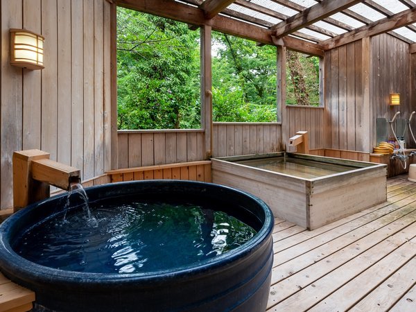 かよう亭 露天風呂 渓谷