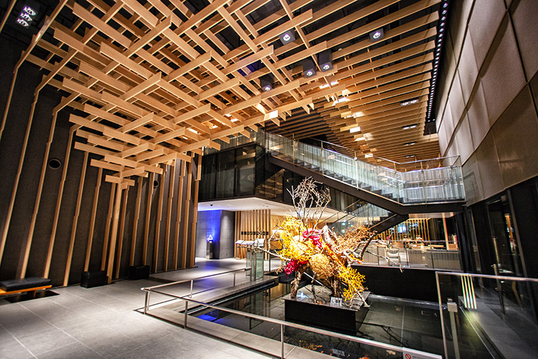 ザ・キャピトルホテル 東急 ロビー 隈研吾