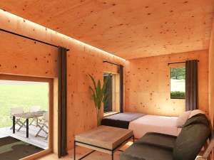 天然温泉 田沢湖レイクリゾート グランピング